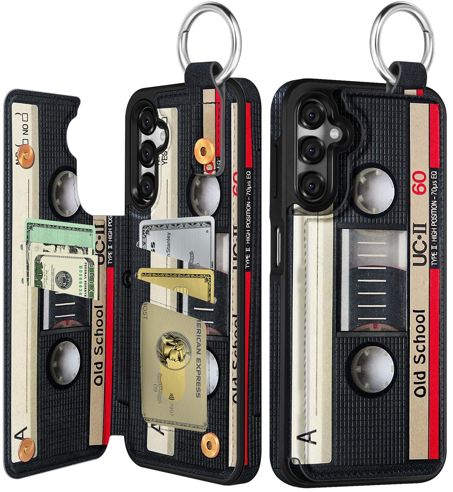 Photo 1 of Shorogyt for Samsung Galaxy A16 Wallet Case - Cute Fashion CD Tape Design with Card Holder Kickstand for Magnetic Clasp Back Flip Folio Leather Phone Cases for Wome Girls Men