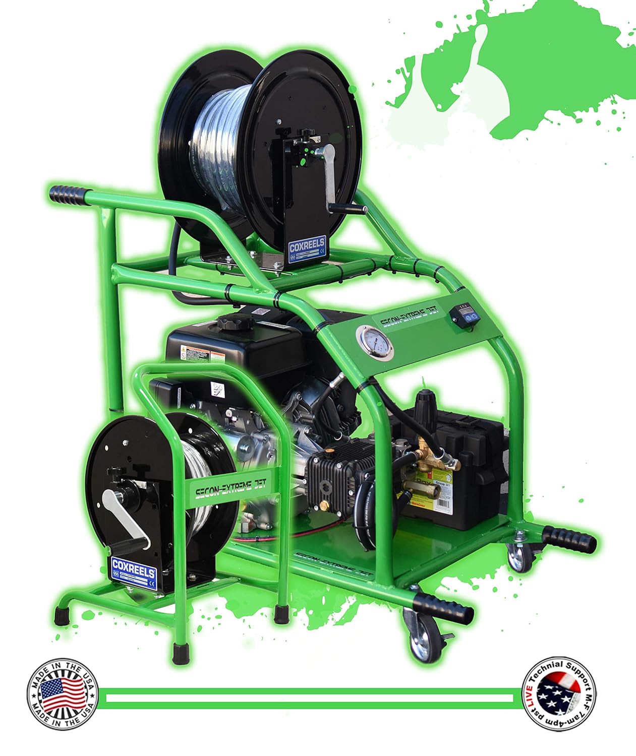 SECONExtreme Jet with Caddy Hydro Jetter Made in The USA