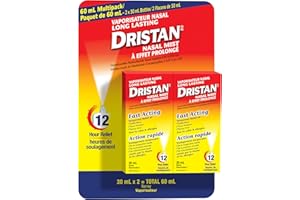 Dristan Long Lasting Nasal Mist Spray, 12-hr Relief, 30 mL, 2 pack