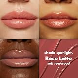 e.l.f. Glow Reviver Lip Oil Stick Rose Latte Vegan Cruelty-Free Non-Sticky view 3
