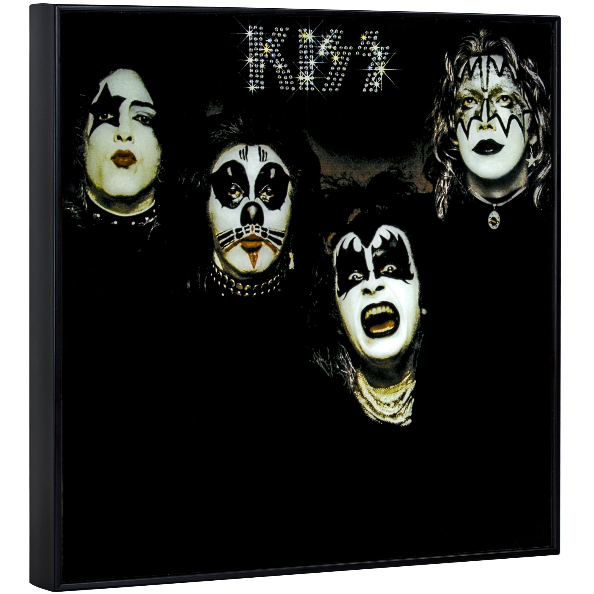 KISS “Kiss” Framed Vintage Album Cover Wall Art 70's 80's Rock Band on