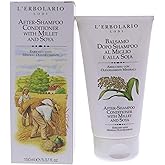 L'Erbolario Millet and Soya After-Shampoo Hair Conditioner - Conditioner for Women and Men to Prevent Hair Loss - Protects Damaged, Dry Locks - 5.1 oz