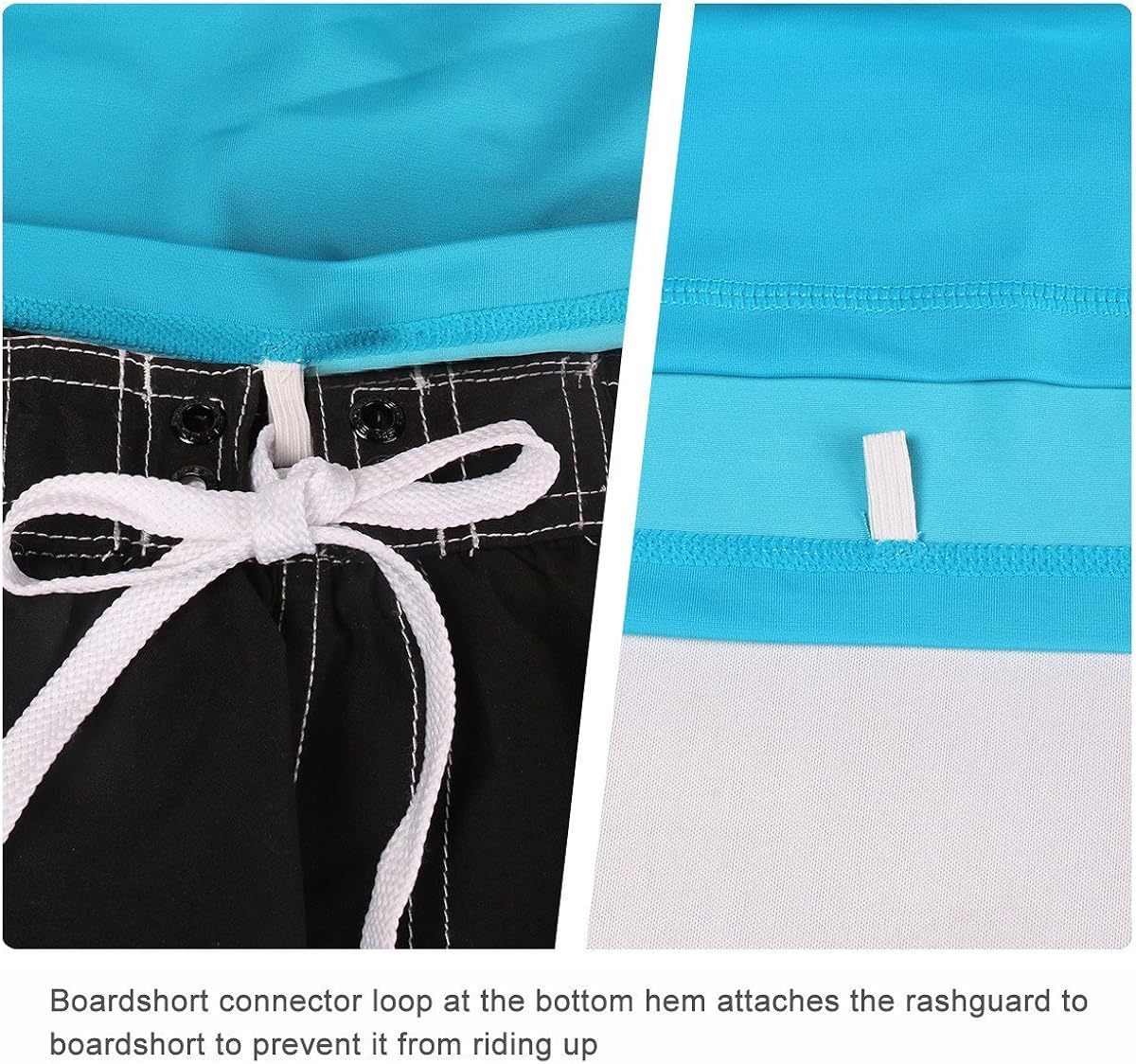 BALEAF Men's Long Sleeve Rashguard Sun Protective Swim Shirt UPF 50+: Clothing