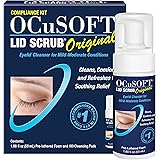 OCuSOFT Lid Scrub Original Compliance Kit (50 Milliter Foam Bottle + 100 Dry Lint Free Pads),