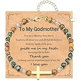 PODLEV Cross Bracelet for Women, Christian Gifts Adjustable Dainty Cross Bracelet, Christmas Confirmation Baptism Easter Religious Gifts for Daughter Niece Granddaughter Sister Godmother Friend