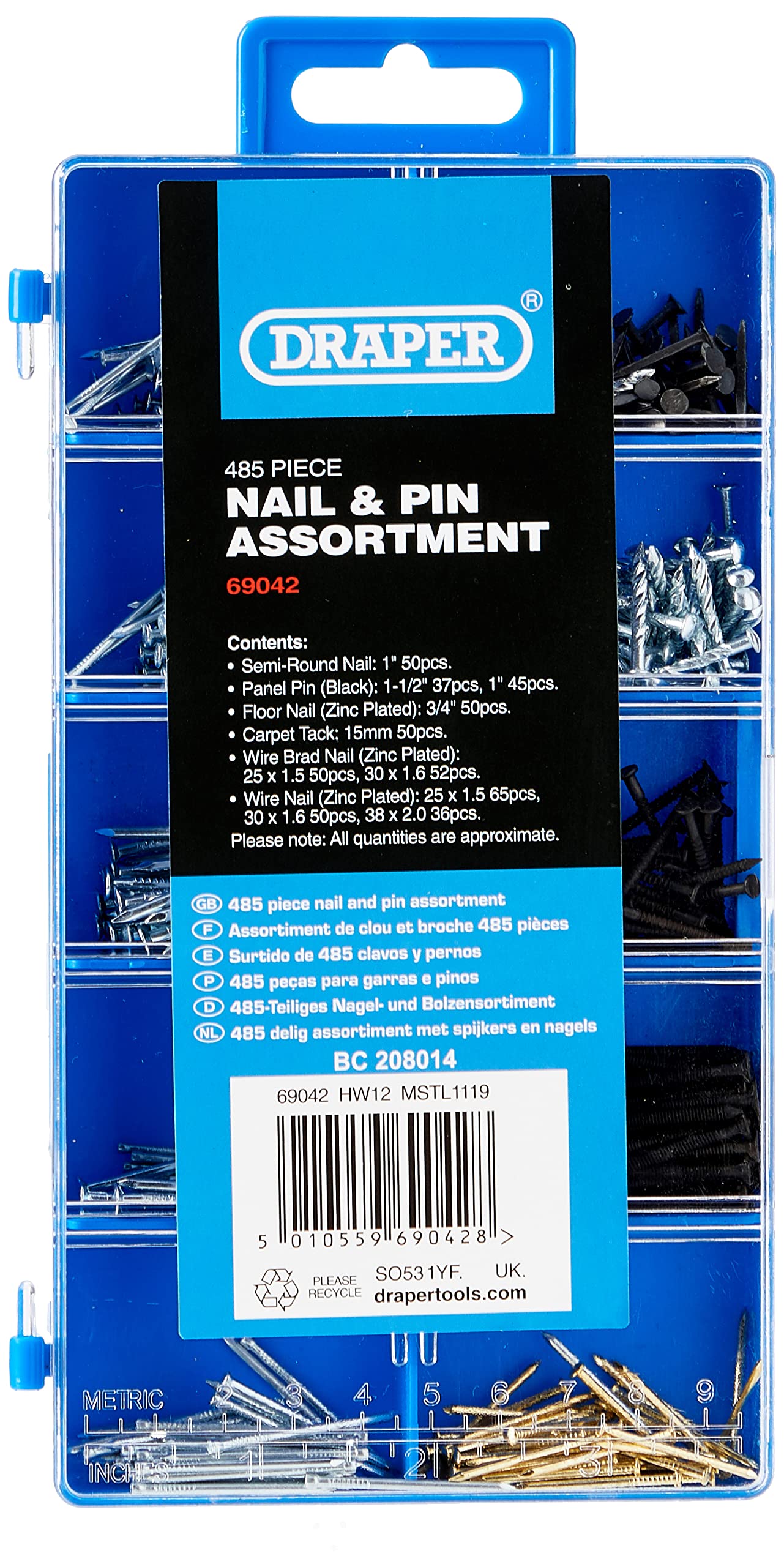 Draper 69042 Nail Assortment á