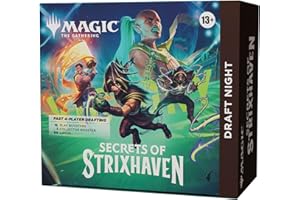 Magic: The Gathering Secrets of Strixhaven - Draft Night (1 Collector Booster, 12 Play Boosters, 90 Lands, 10 Token Cards)