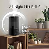 Rosekm Humidifier Bedroom Quiet Ultrasonic 2L 360° Nozzle Auto Shut-Off view 2