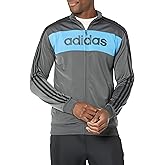adidas Essentials Tricot 3-Stripes Linear Track Jacket Grey Six SM