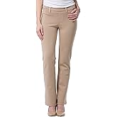 Fishers Finery Women's Ecofabric Ponte Stretch Knit Bootcut Dress Pant, Pull On Mid Rise - New and Improved Fit