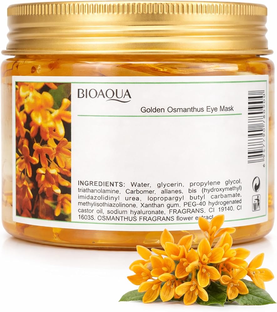 BIOAQUA Collagen Under-Eye Patches Osmanthus Lemon Gel Mask 80pcs