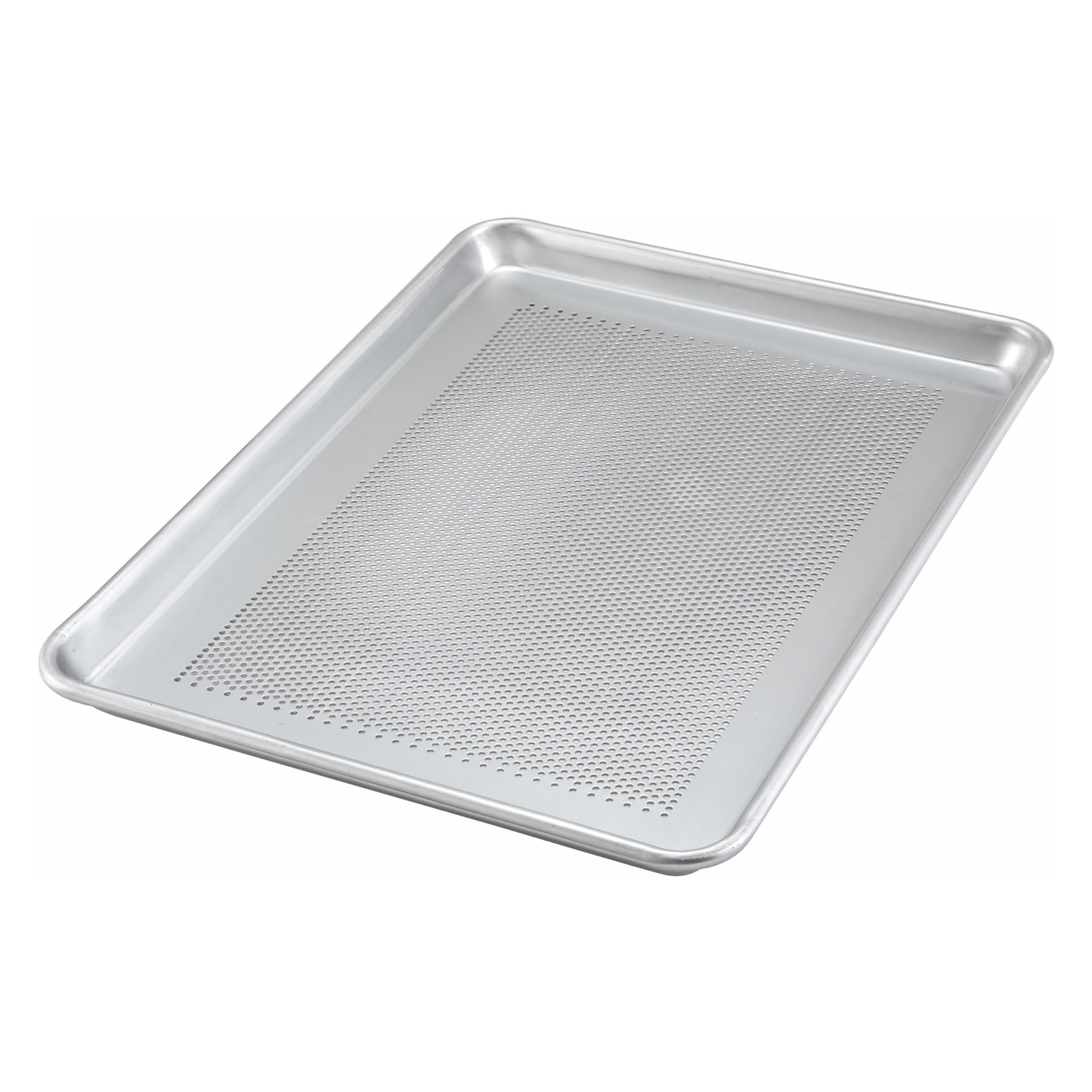 Winco (ALXP-1318P) 13” x 18” Perforated Aluminum Sheet Pan, Half Size