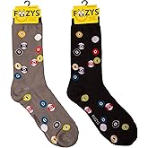 Foozys Men’s Billiards Cool Sports Novelty Crew Socks | 2 Pair