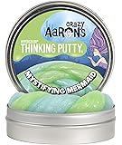 Crazy Aaron's Thinking Putty 4" Tin - Mystifying Mermaid Hypercolor - Color Changing Putty, Firm Texture - Never Dries…