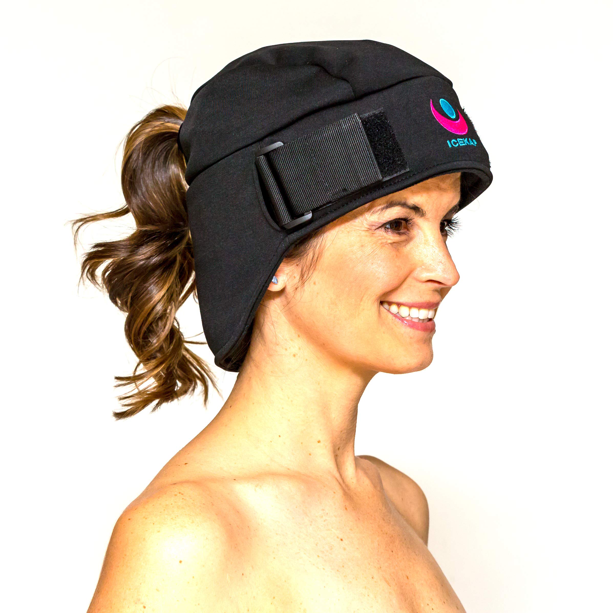 Icekap Migraine Cap Patented Migraine Relief Headache Hat with 5 Gel