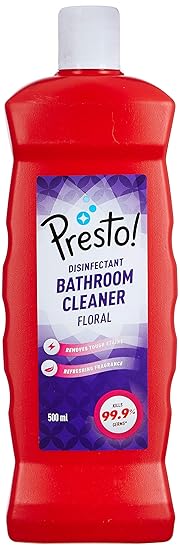 Amazon Brand-Presto! Bathroom Cleaner, Floral-500 ml