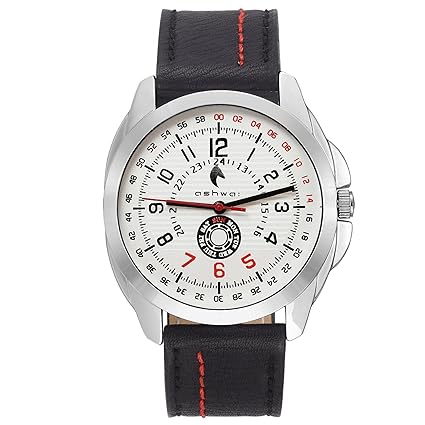 Analog Silver Dial Mens Watch JM-15A