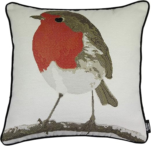 Amazon Com Mcalister Textiles Robin Filled Pillow Red Bird
