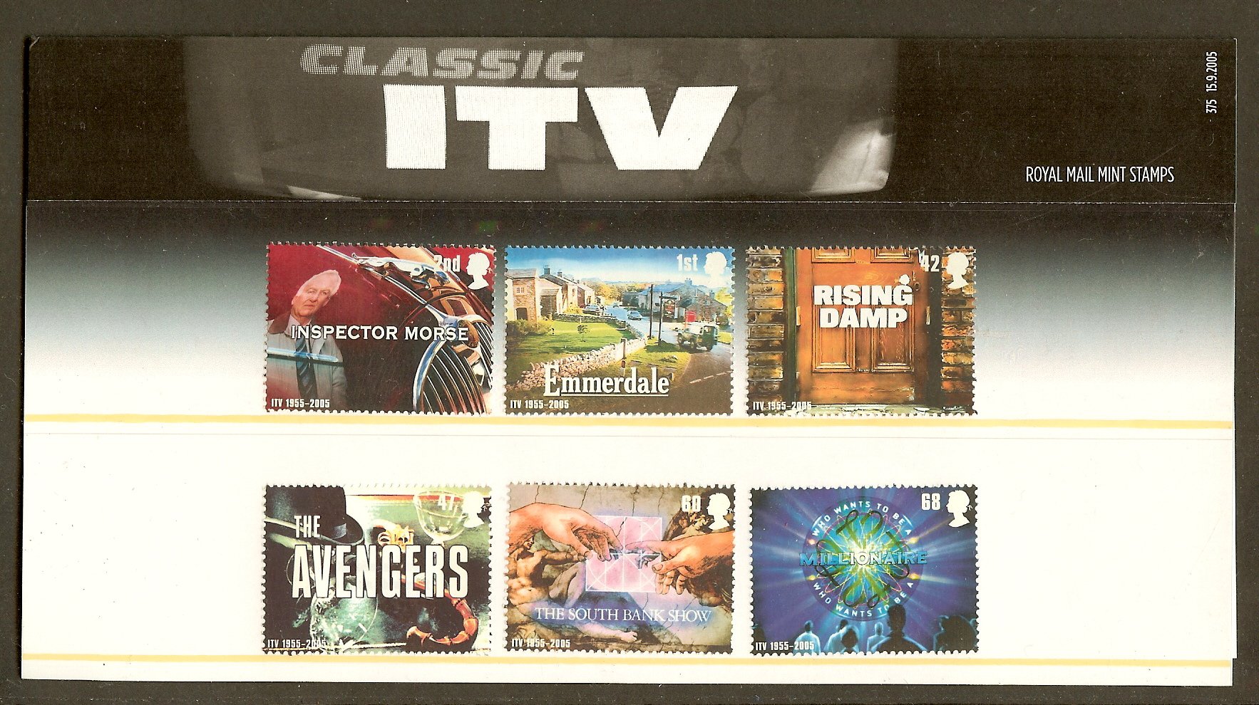2005 Classic ITV 50th Anniversary Stamps Presentation Pack