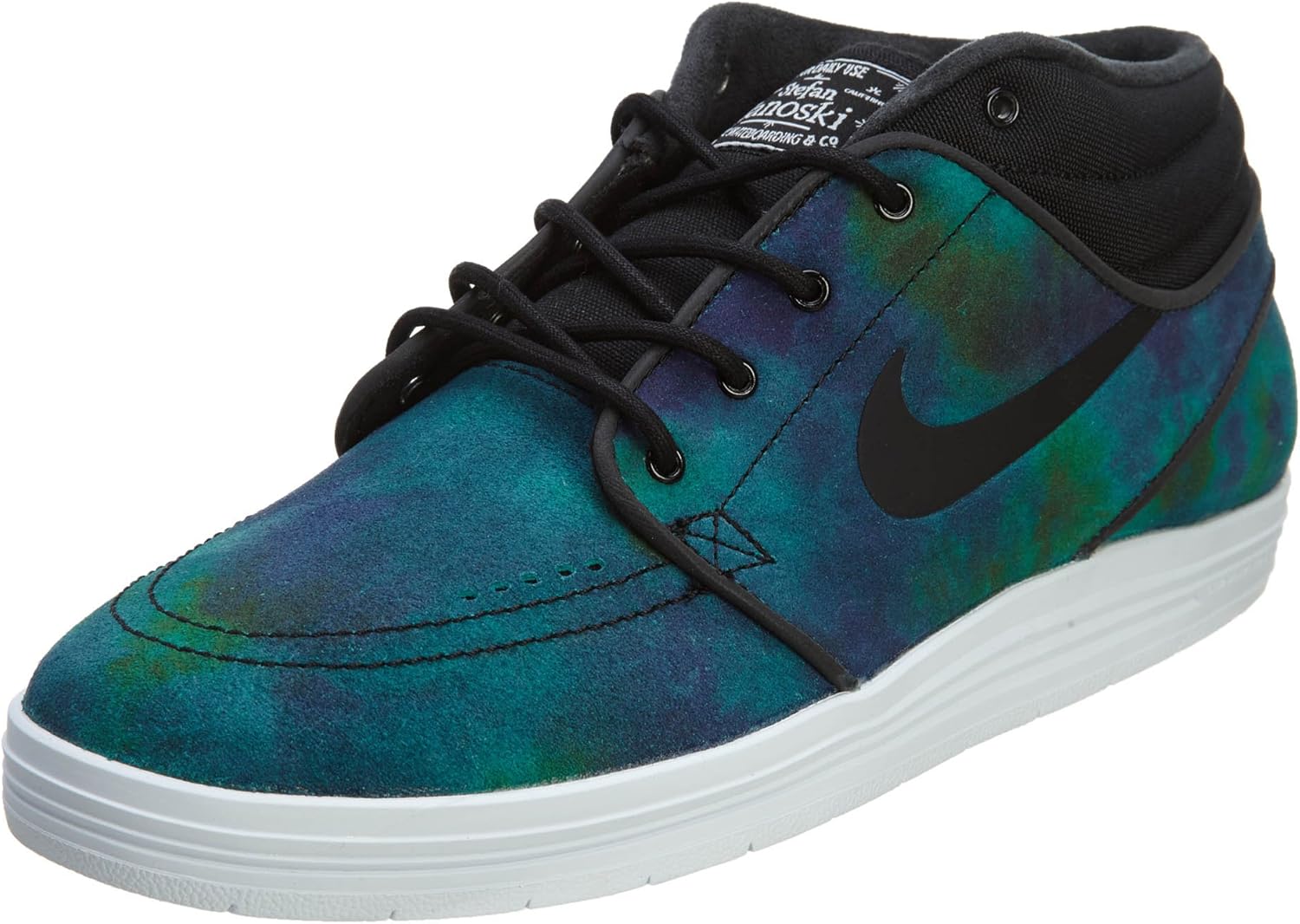 Nike SB Lunar Stefan Janoski Mid Flash Shoes - Black/Clear/Black
