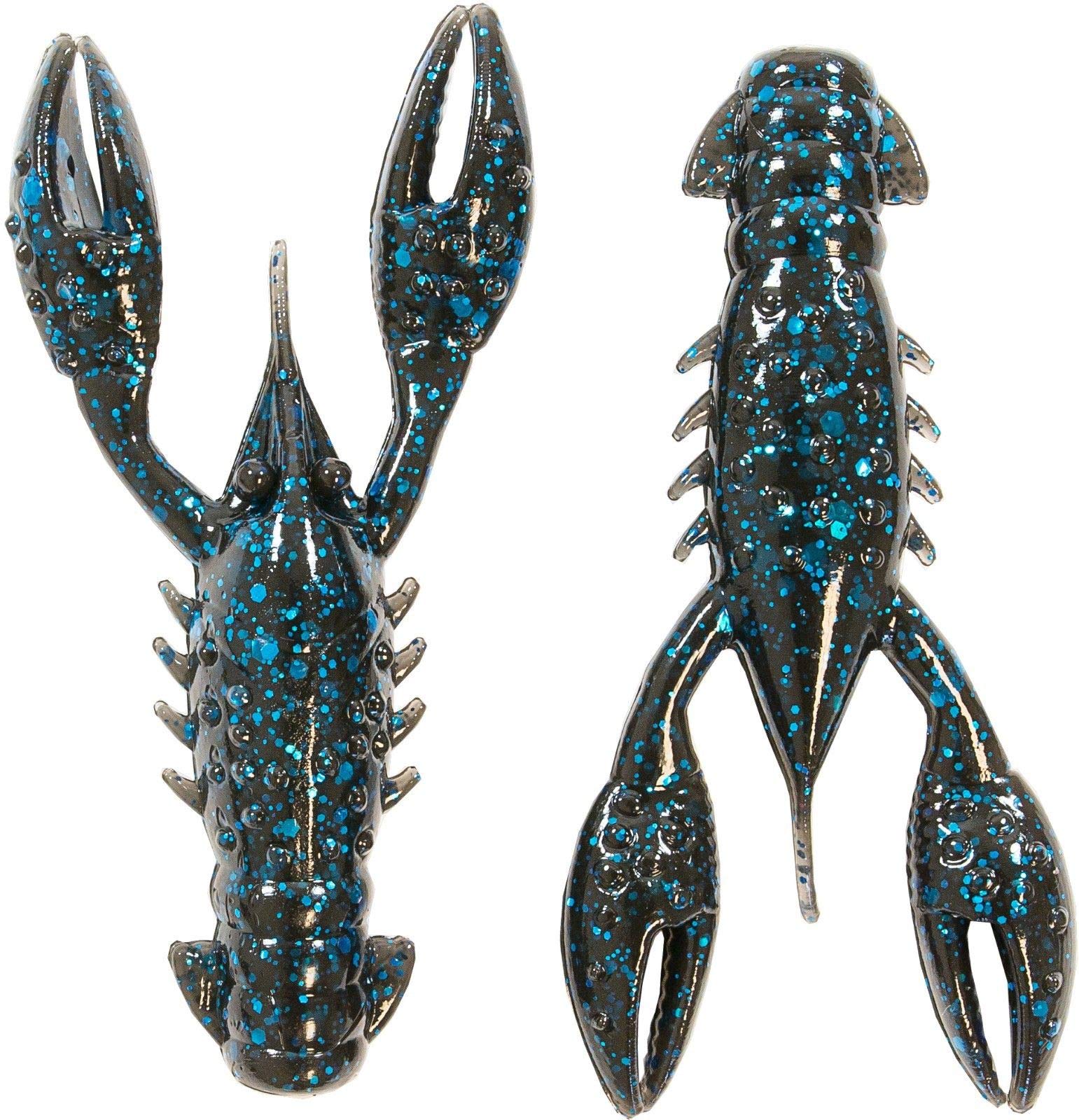 Z-Man Trdcr-02Pk6 Trd Crawz 2.5",Black/Blue