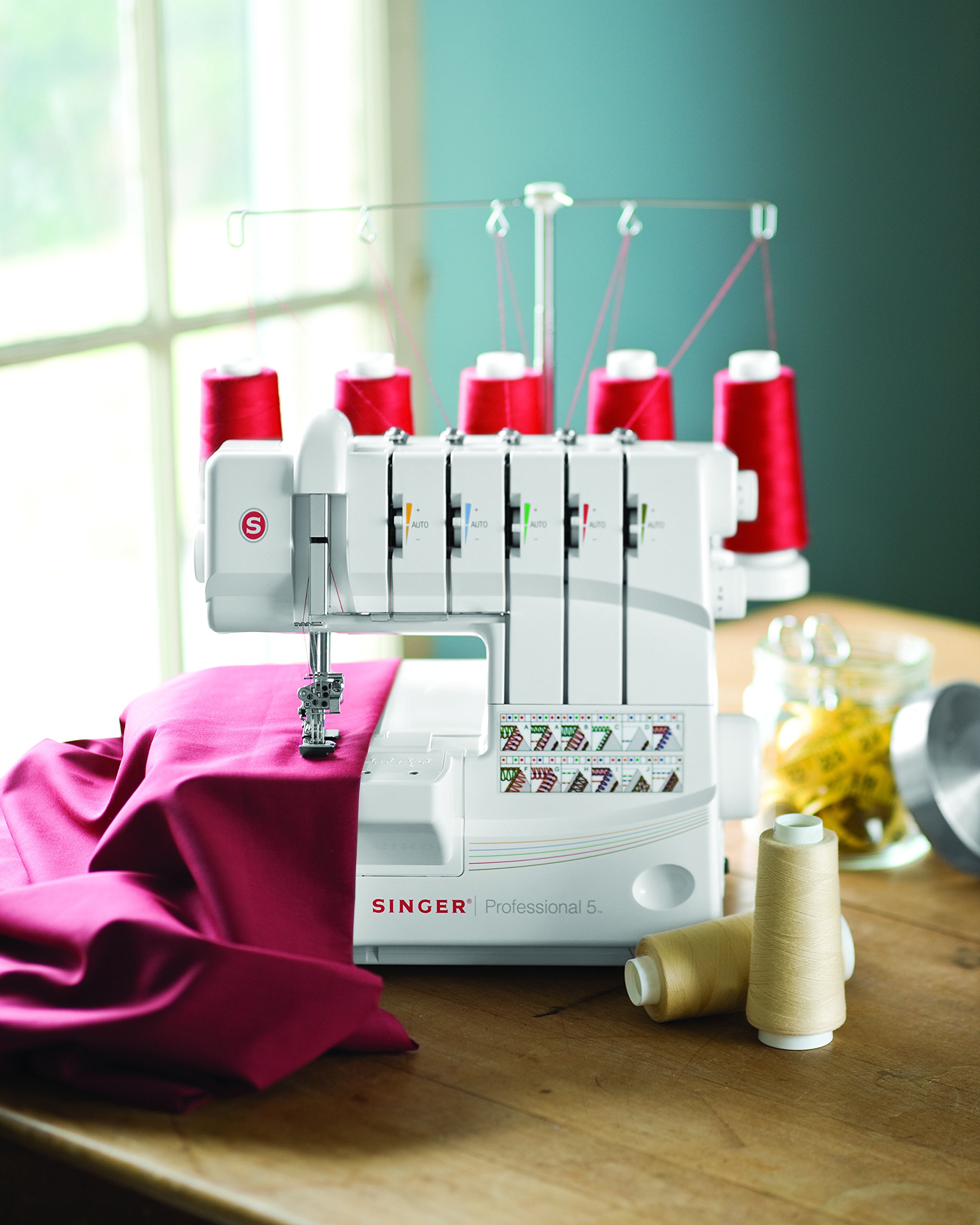 Singer Professional 5 14T968DC Serger with 2345 Threaded