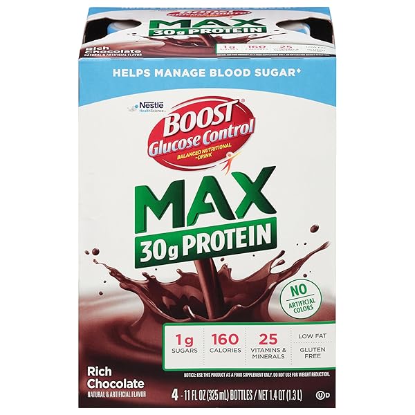 NESTLE, BOOST BALANCED NUTRITIONAL DRINK MAX PROTEIN RICH...