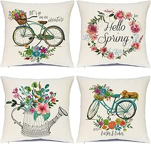 20x20 spring pillow covers