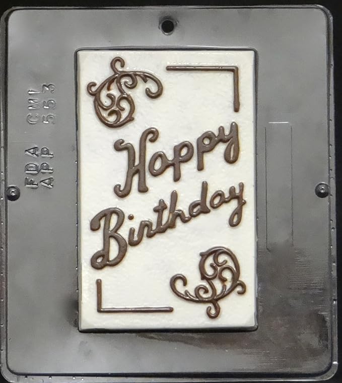 Miscellaneous Joyeux Anniversaire Carte Chocolat Candy Moule A 553 Amazon Fr Cuisine Maison