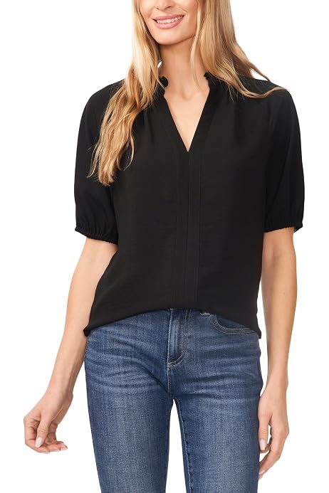 cece square neck blouse