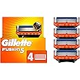 Gillette Fusion5 Razor Blades for Men, 4 Razor Blade Refills