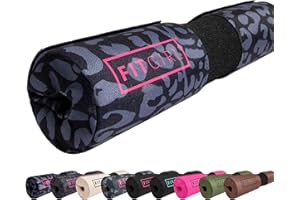 FITGIRL - Squat Pad and Hip Thrust Pad for Leg Day, Barbell Pad Stays in Place Secure, Thick Cushion for Comfortable Squats Lunges Glute Bridges, Olympic Bar and Smith Machine