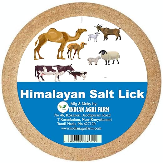 IAgriFarm® Himalayan Rock Salt Lick for Horses, Cow; Goat with Pink