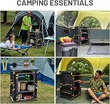 TIMBER RIDGE Compact Folding Kitchen Cabinet Camping Garden Storage 3 Shelves view 8