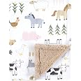 Hudson Baby Unisex Baby High Pile Plush Blanket, Dinomite...