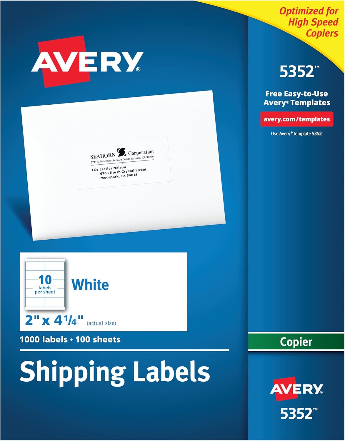 amazon fba label size avery