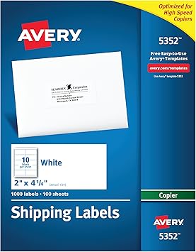 amazon avery address labels