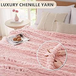 L'AGRATY Chunky Knit Blanket