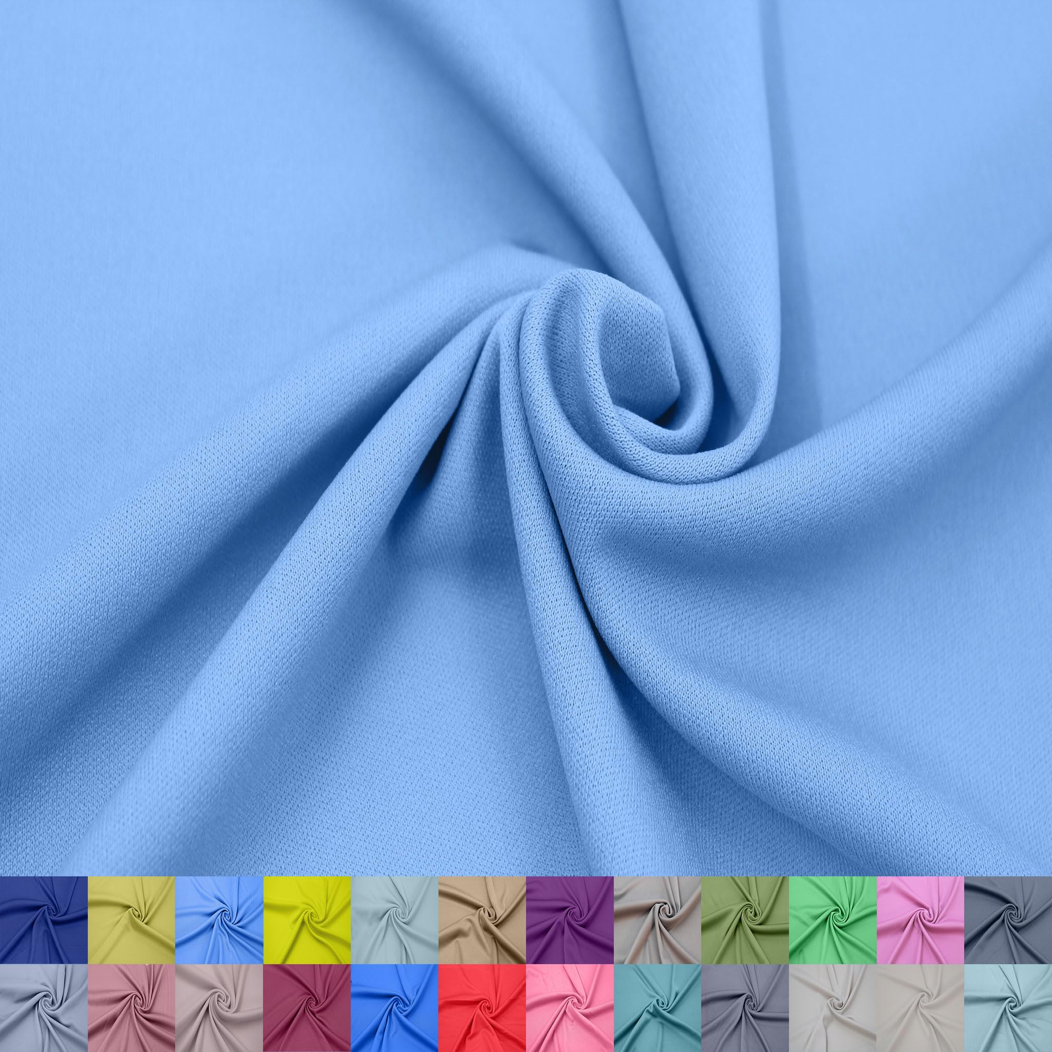 Texco Inc 60" Wide 100% Polyester Interlock Lining