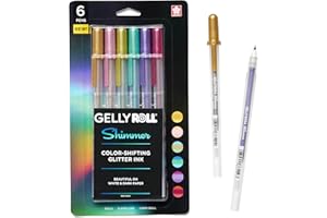 Sakura Gelly Roll Shimmer - Shimmer Gel Ink Pen for Scrapbooking, Note Decorating & DIY Craft Pen Projects - Color-Shift Gel 