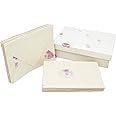 Nepali Cherish Greeting Card & Envelope Box Set with Handmade Lokta Paper from Nepal, 15 Cards (Bougainvillea)