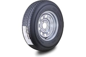 Free Country Trailer Tire Wheel Assembly ST205/75R14 8-Ply D 105N5 Lug on 4.5" PCD Silver Mod Wheel