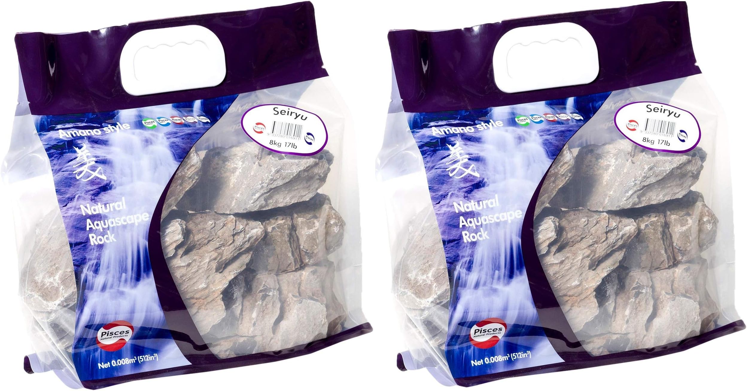 Pisces 17 lb Seiryu Rock, Varies (Тwo Рack)