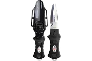 ScubaMax Blunt Tip Stainless Steel BCD Dive Knife