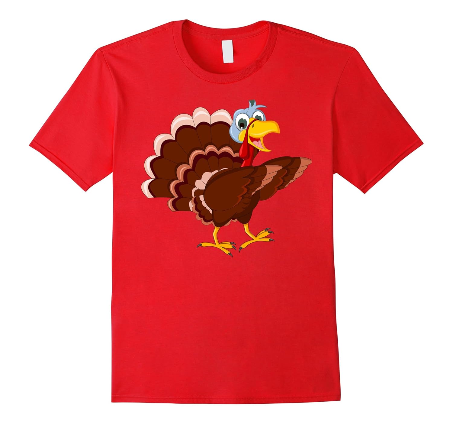 Dabbing Turkey Thanksgiving T-Shirt Funny Piligrim Costume-Rose