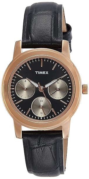 Timex Analog Black Dial Women's Watch - TW000W106
