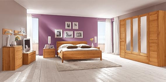 Schlafzimmer Set Erle massiv: Amazon.de: Küche & Haushalt