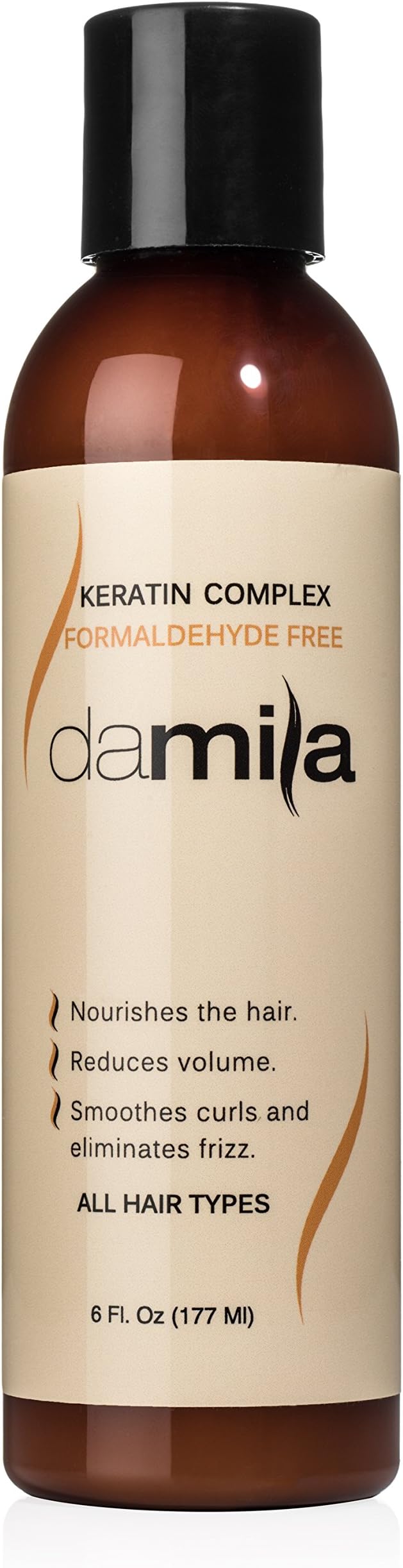 Keratin Complex Hair Treatment - Anti Frizz Acts as a Hair Straightener, Conditions and Repairs - Formaldehyde Free Keratin Complex - Professional or Home Keratin Treatment … (6 oz.)