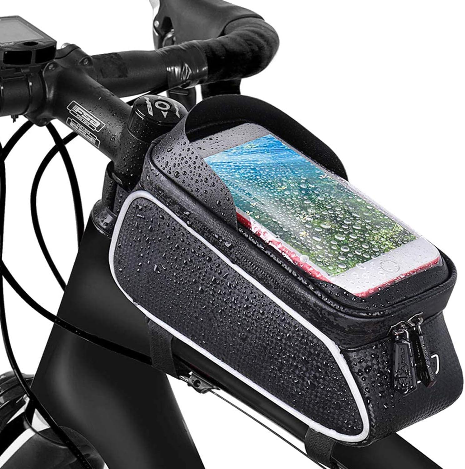 Landrip Bike Frame Bag with Cycling Scraf, Cycling Gifts for Men
