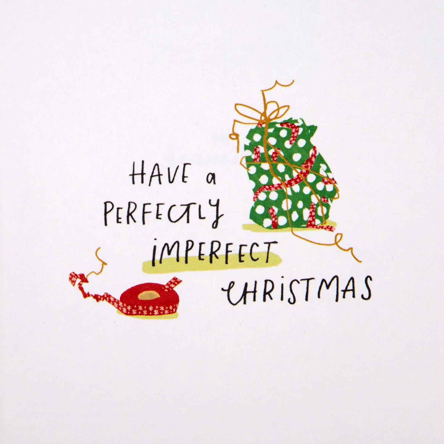 Hallmark State of Kind Christmas Card - Contemporary Instagram VS Reality Design, Multicoloured, 17.3 cm by 11.9 cm - Image 5